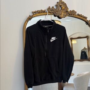 Nike Black Zip-Up Pullover